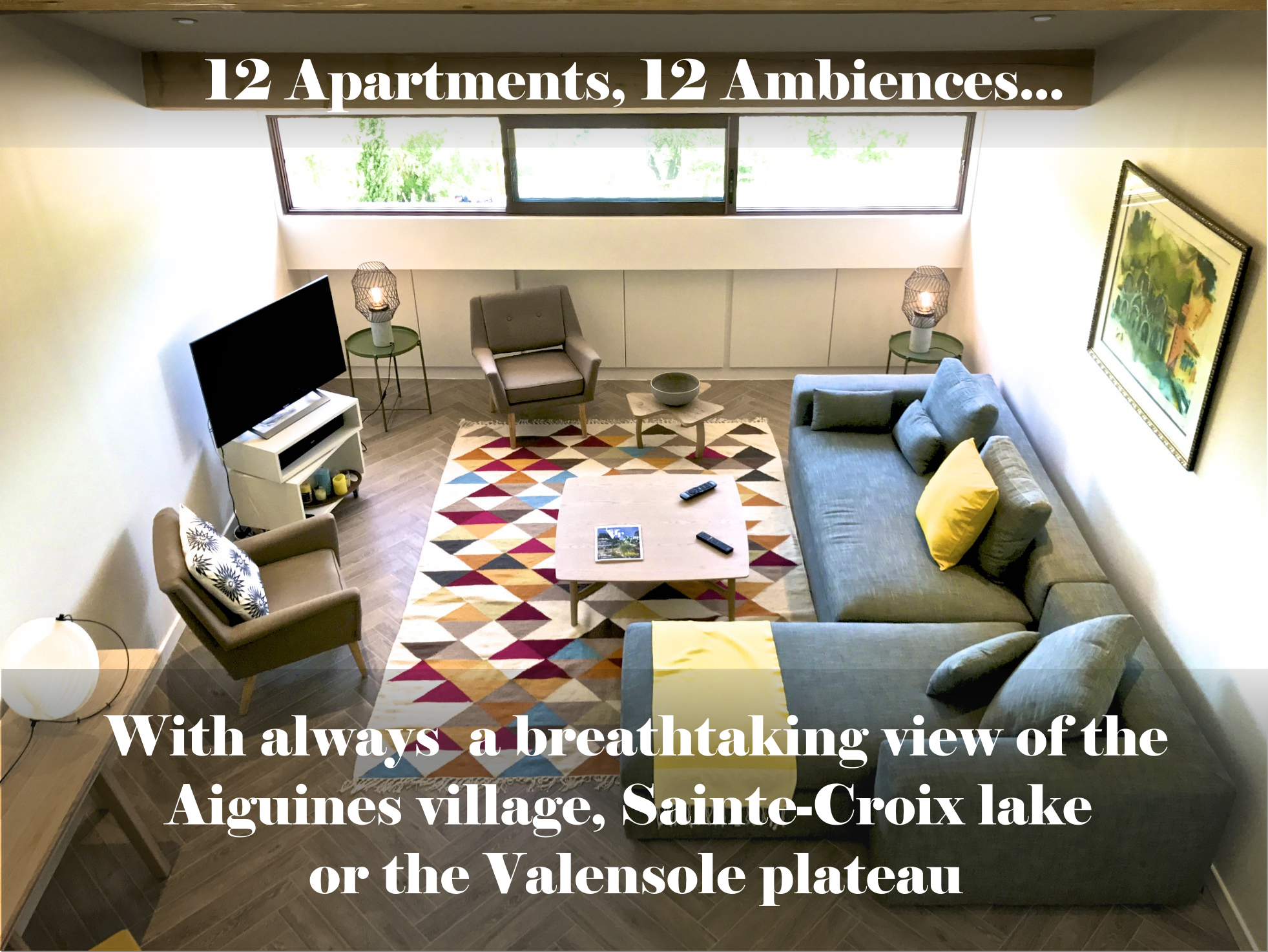 12 apartments, 12 ambiences